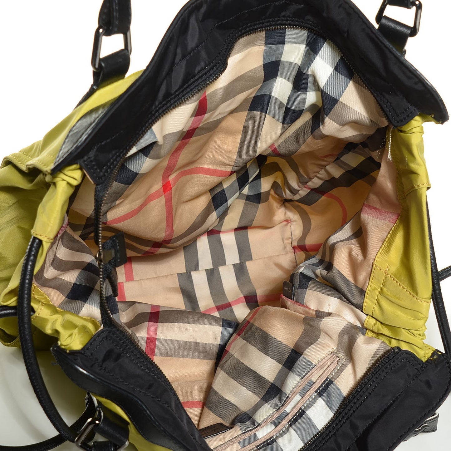 Nylon Buckleigh Packable Tote Chartreuse