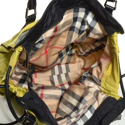 Burberry Nylon Buckleigh Packable Tote Chartreuse 5 of 9