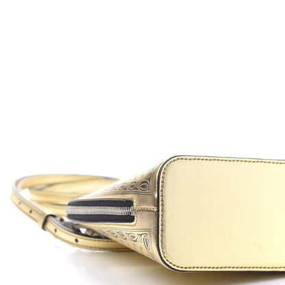 Gucci X SEGA Calfskin GUCCY Stars Mini Dome Shoulder Bag Gold 7 of 13