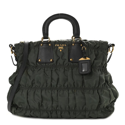Prada Tessuto Nylon Gaufre Tote Fumo 1 of 11