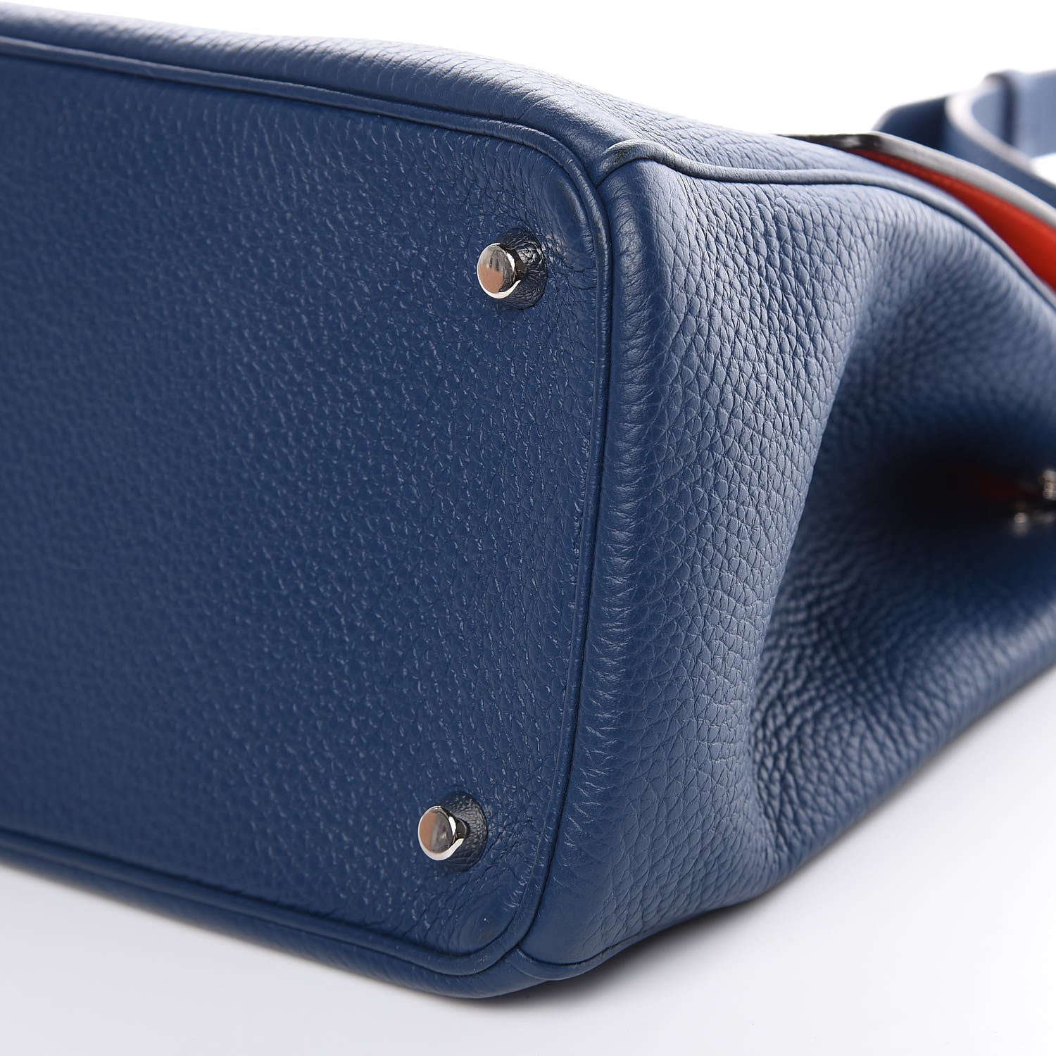 Christian Dior Bullcalf Medium Be Dior Flap Mineral Blue 7 of 11