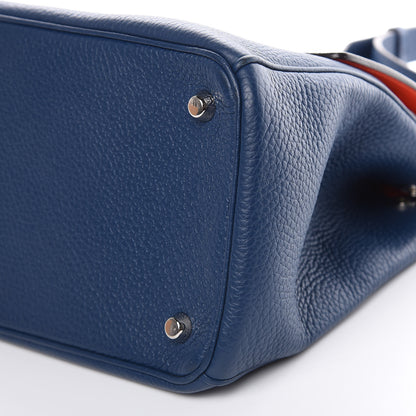 Christian Dior Bullcalf Medium Be Dior Flap Mineral Blue 7 of 11