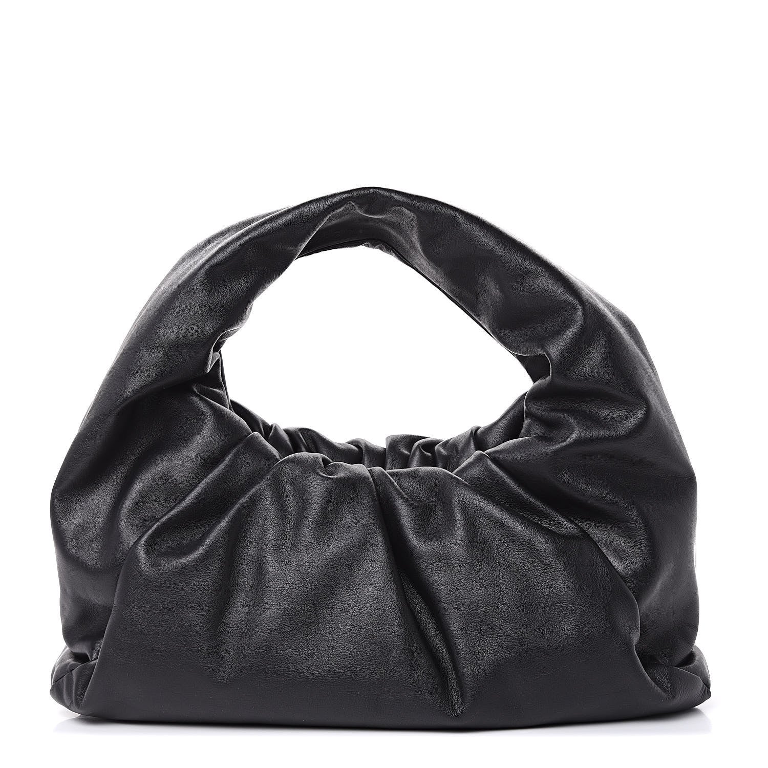 Bottega Veneta Smooth Butter Calfskin Small The Shoulder Pouch Black 1 of 10