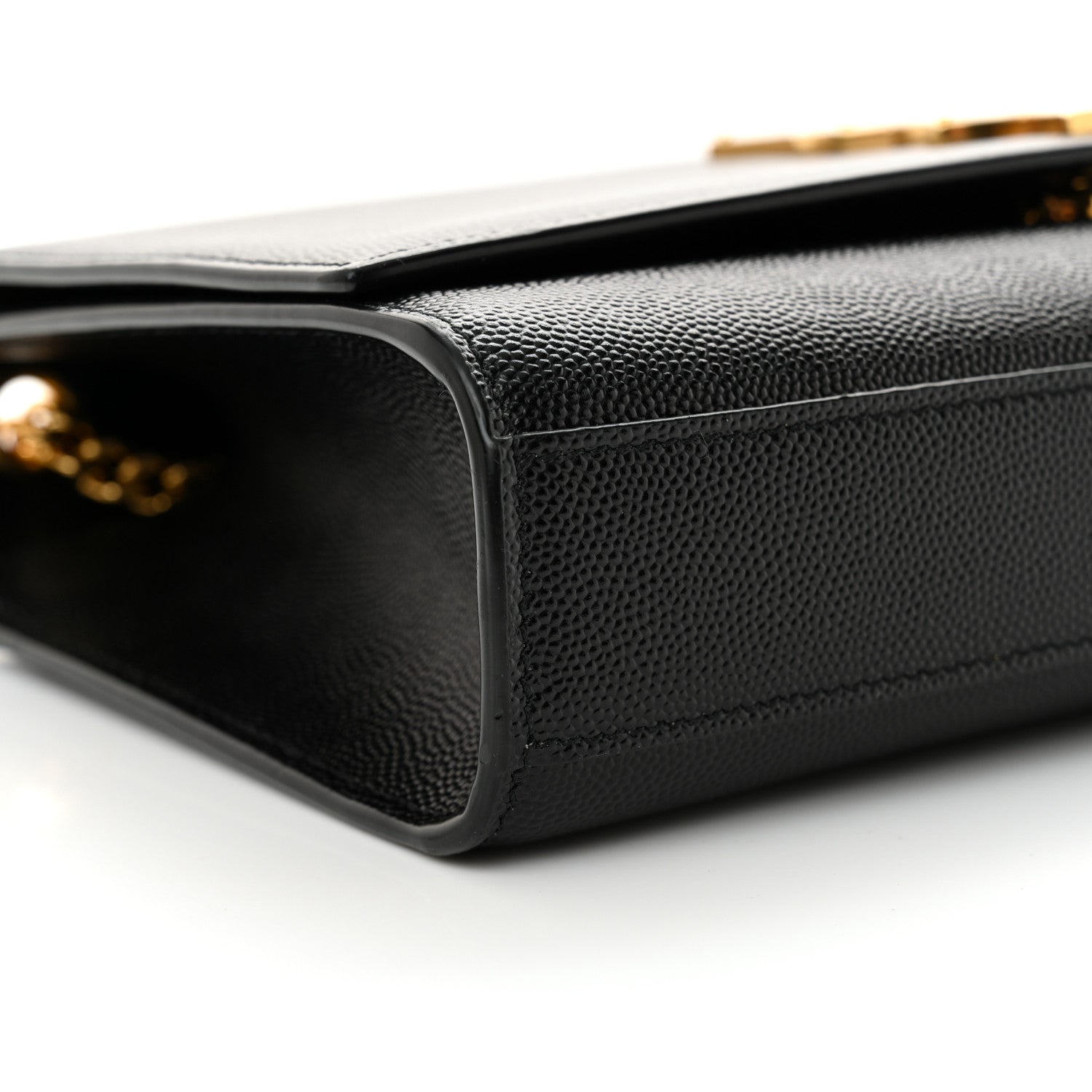 Saint Laurent Grain De Poudre Medium Classic Monogram Kate Satchel Black 9 of 12