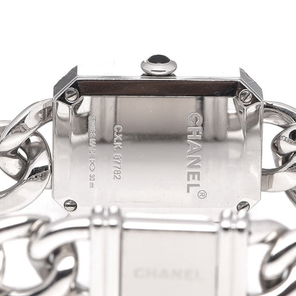 Chanel Stainless Steel Diamond Bezel Mother of Pearl 16mm Chain Premiere Quartz Watch 5 of 5