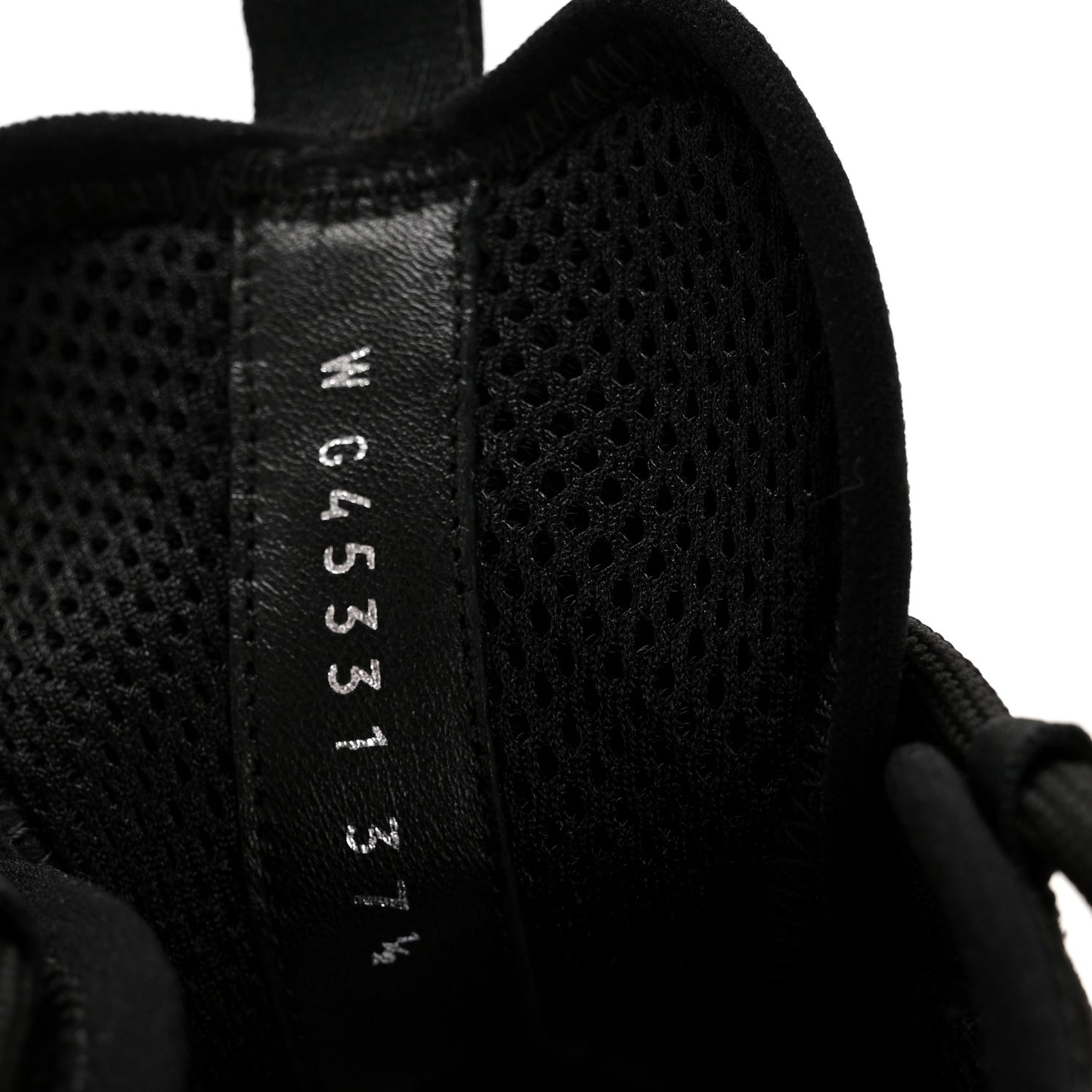 Suede Calfskin Nylon Grosgrain CC Sneakers 37.5 Black