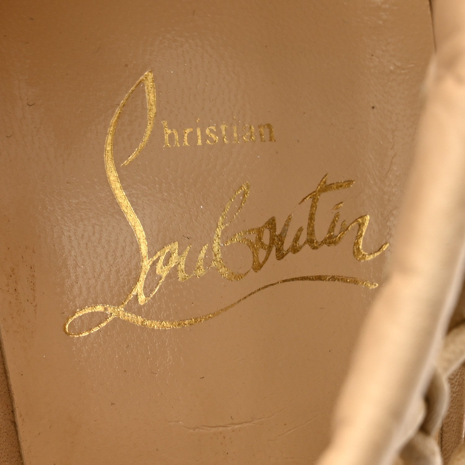 Christian Louboutin Calfskin Coussin 140 Platform Cage Booties 37.5 Beige 6 of 10