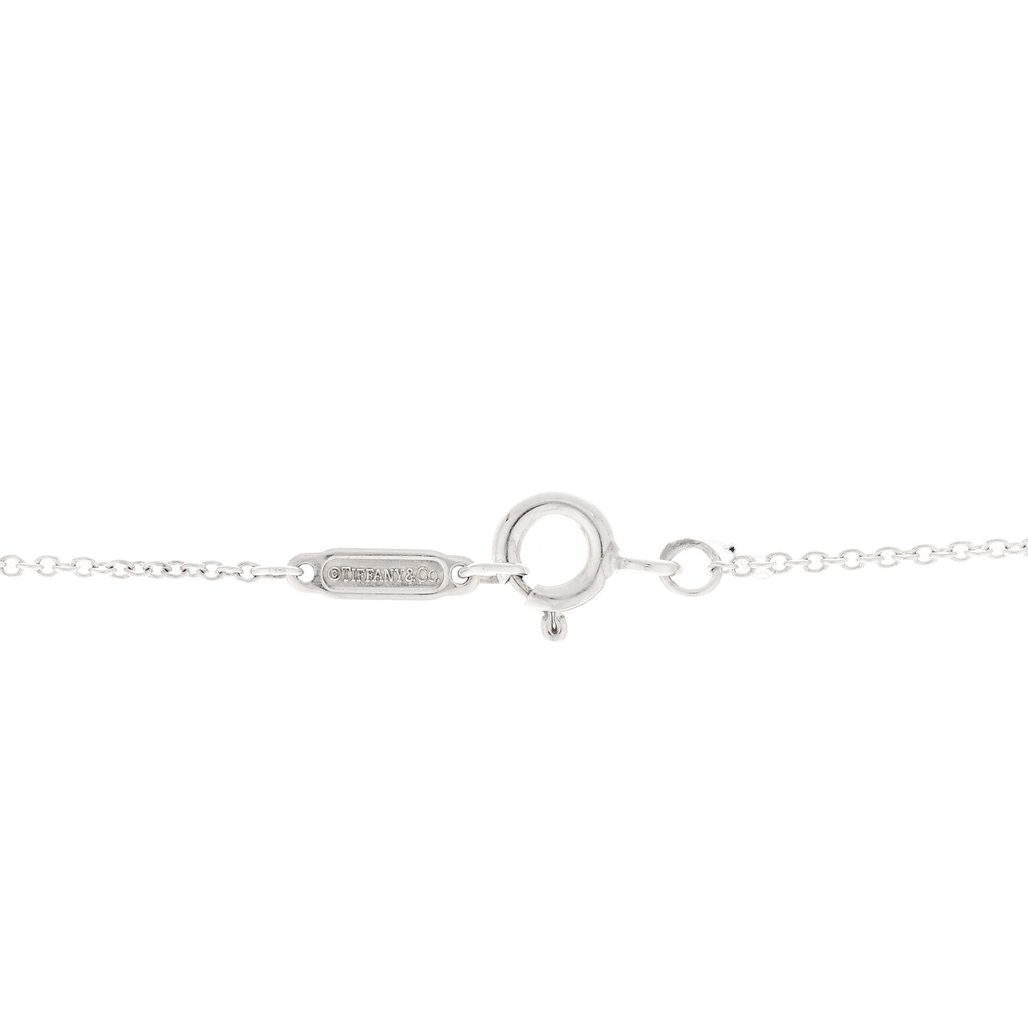 Tiffany Sterling Silver Clover Pendant Necklace 5 of 5