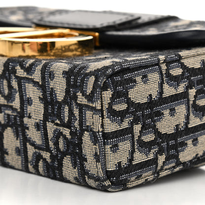 Christian Dior Oblique 30 Montaigne Box Bag Blue 9 of 11