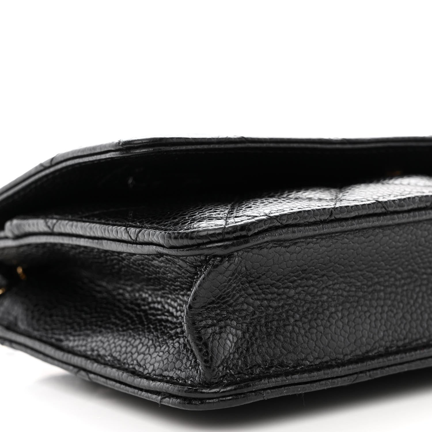Chanel Caviar Quilted Wallet on Chain WOC Black 11 of 12