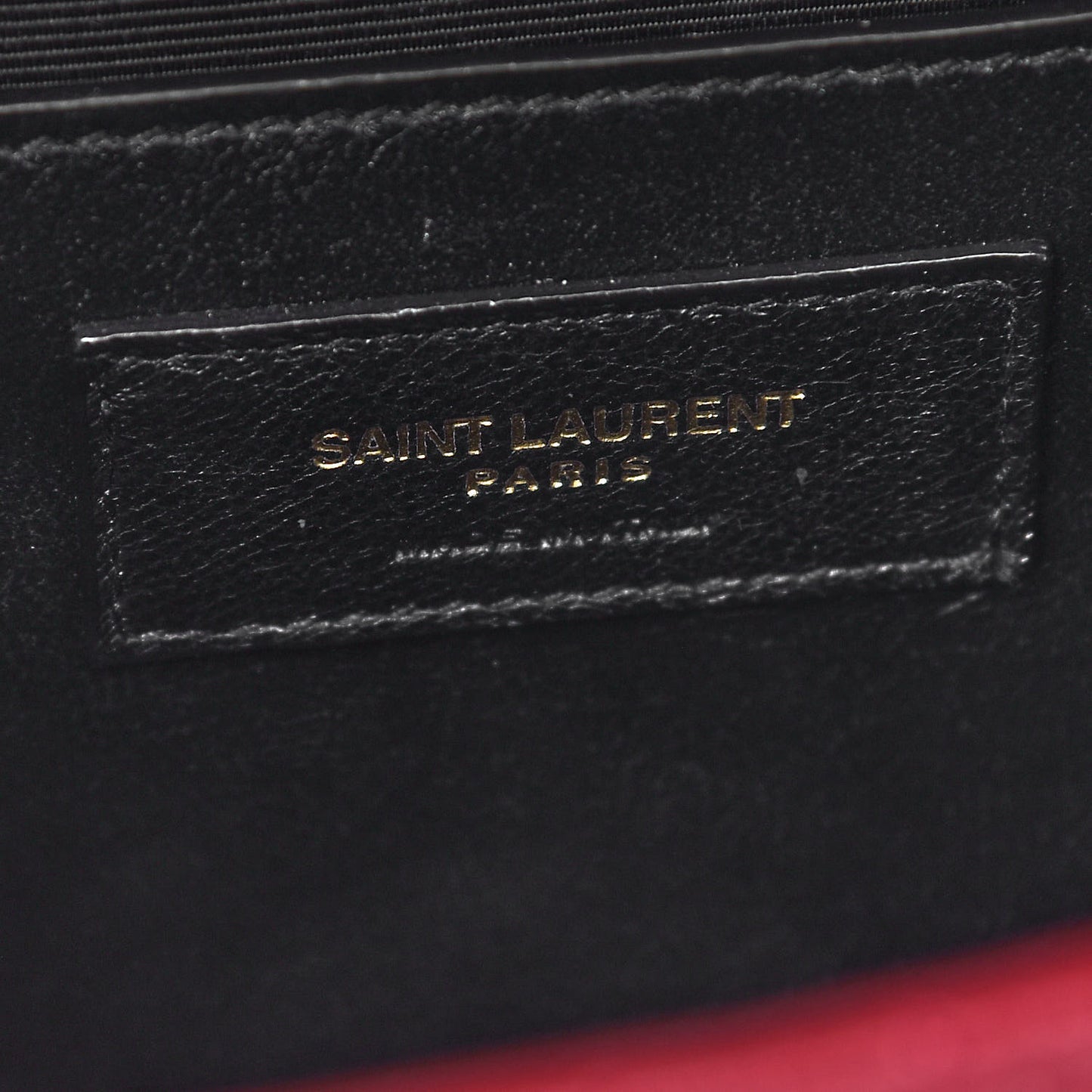 Grain De Poudre Textured Mixed Matelasse Triquilt Medium Monogram Satchel Oxblood