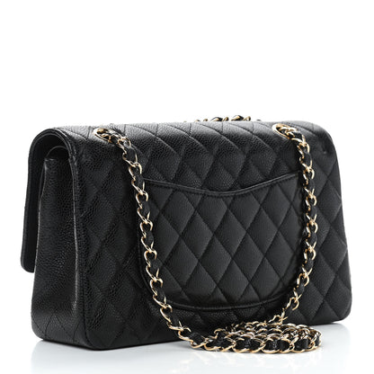 Chanel Caviar Quilted Medium Double Flap Black 5 of 17