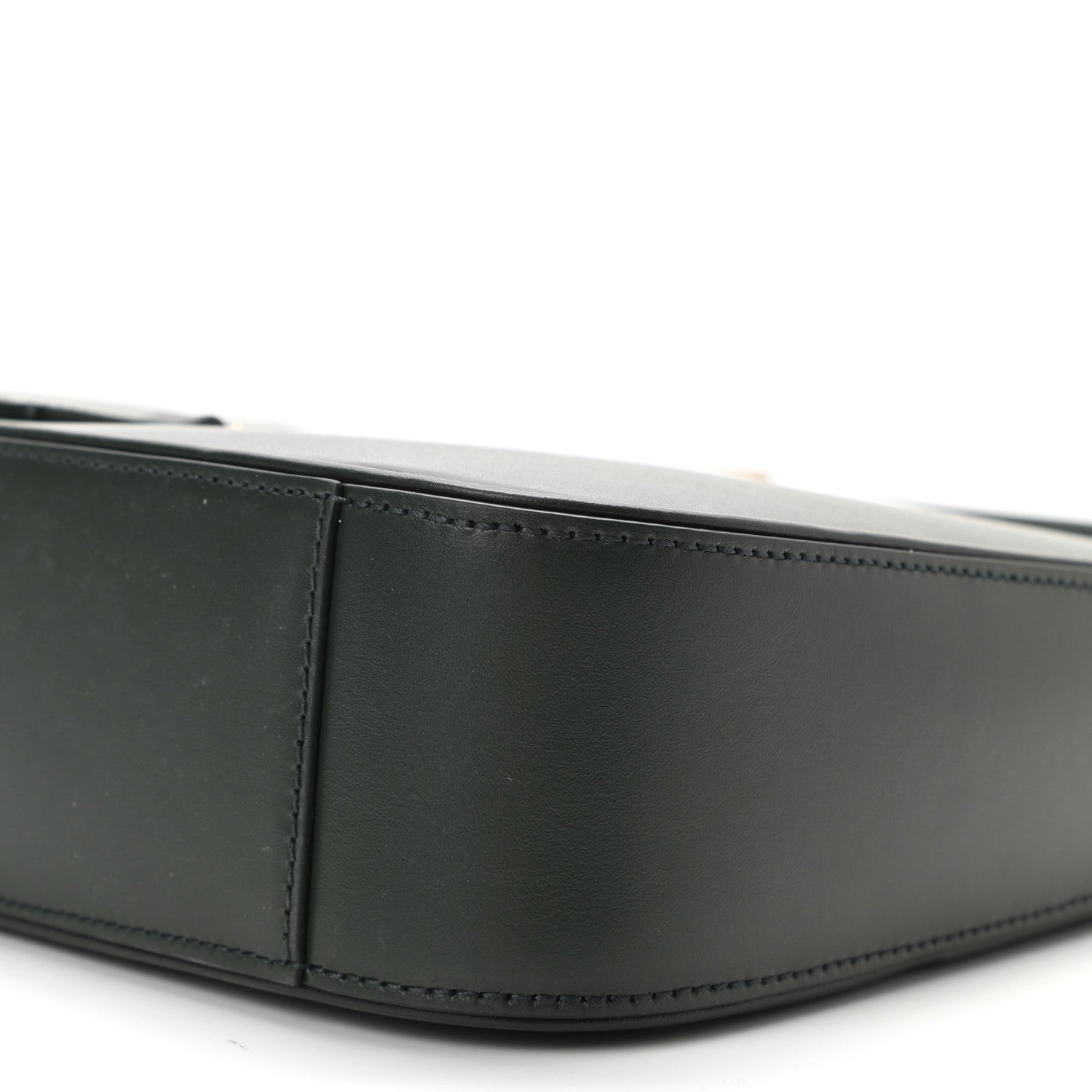 Saint Laurent Smooth Calfskin Le 5 A 7 Hobo Vert Fonce 10 of 10