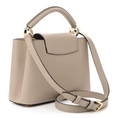 Louis Vuitton Taurillon Capucines BB Galet 3 of 10