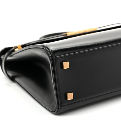 Saint Laurent Smooth Calfskin Manhattan Top Handle Black 8 of 9