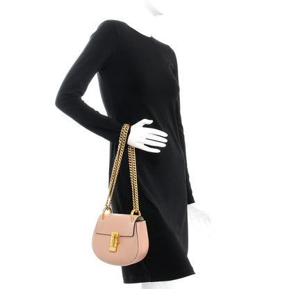 Chloe Goatskin Mini Drew Shoulder Bag Biscotti Beige 3 of 8