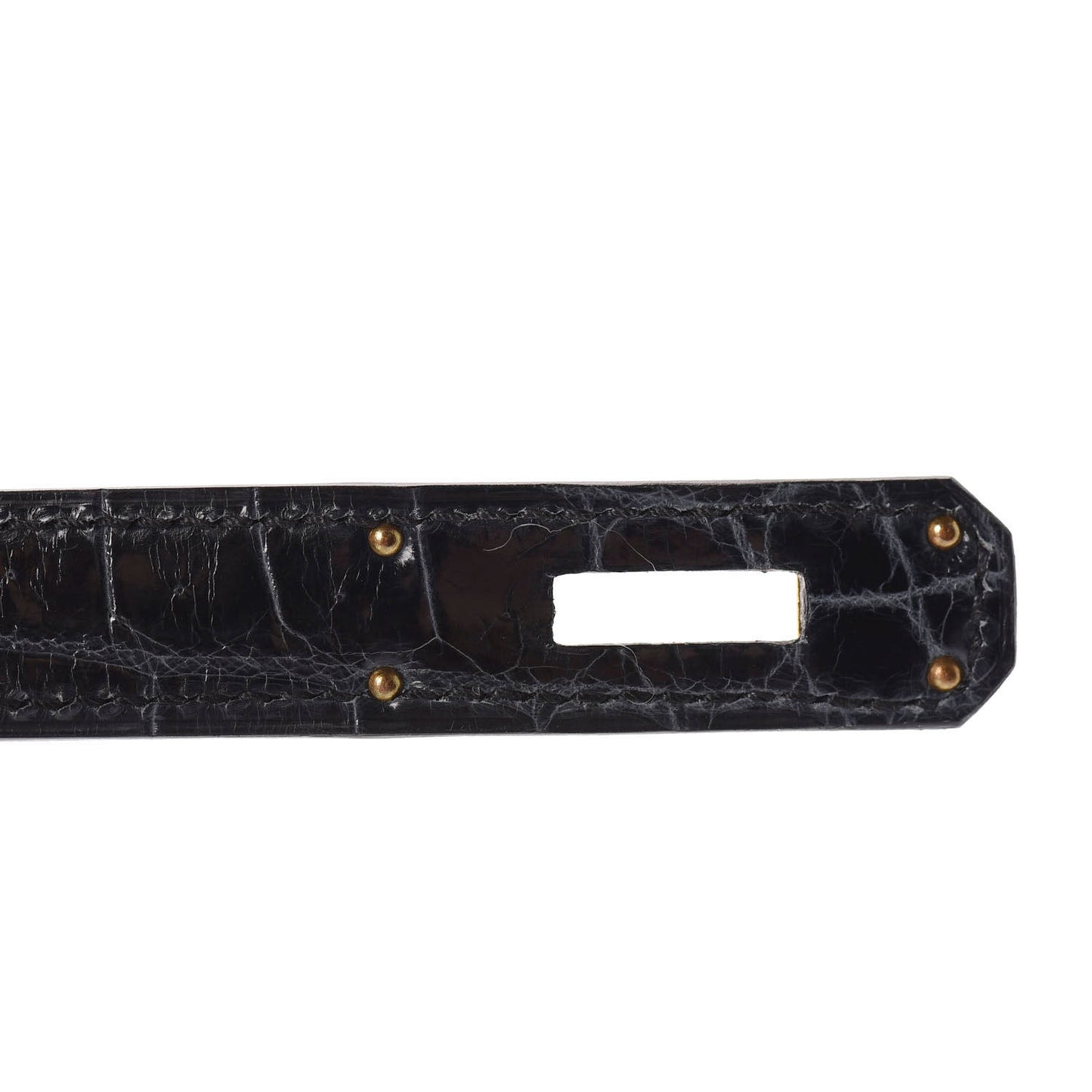 Togo Shiny Niloticus Crocodile Birkin Touch 30 Vert Rousseau
