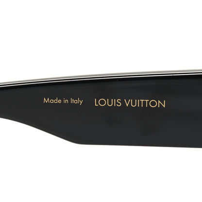 Louis Vuitton Acetate Swarovski Crystal Cyclone Sunglasses Z1578W Black 5 of 6