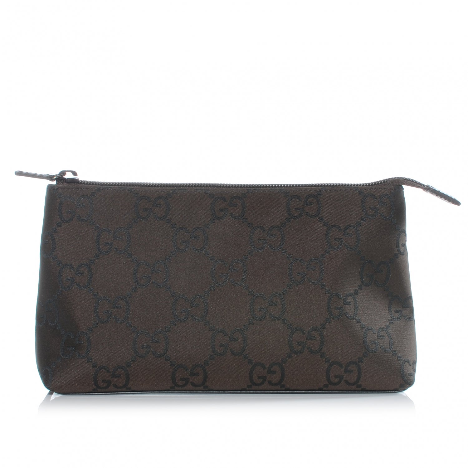 Gucci Nylon Monogram Cosmetic Pouch Brown 1 of 6