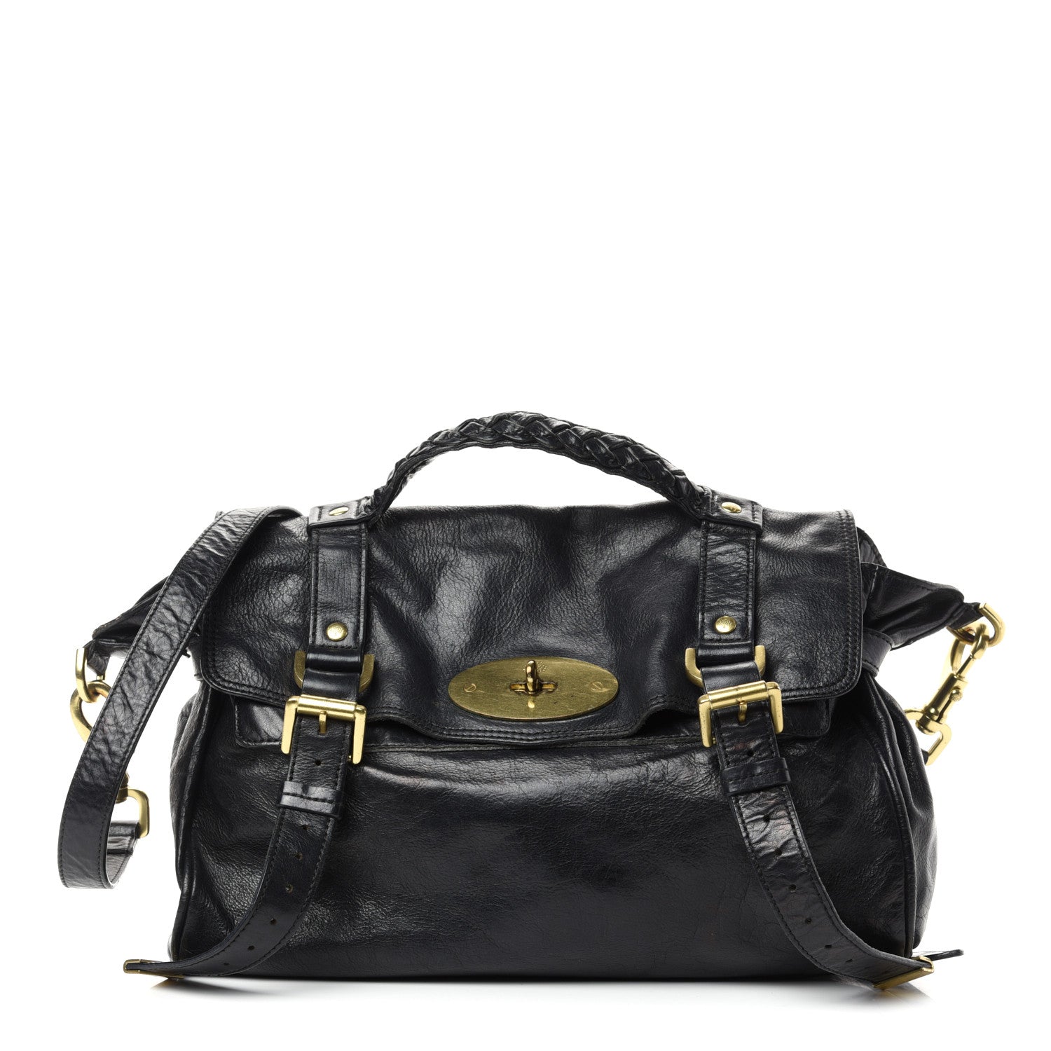 Mulberry Soft Buffalo Medium Alexa Black 1 of 10