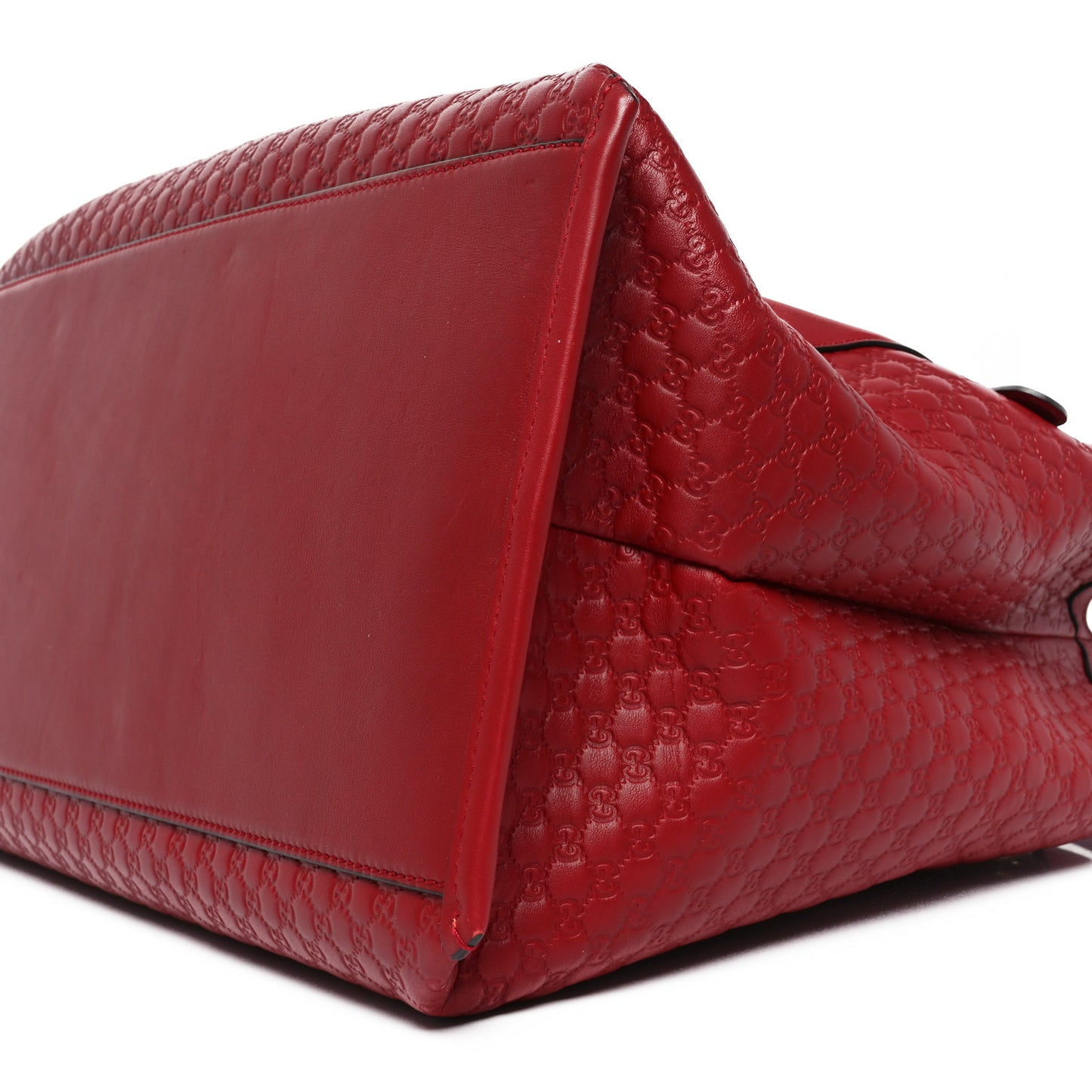 Soft Microguccissima Large Tote Red