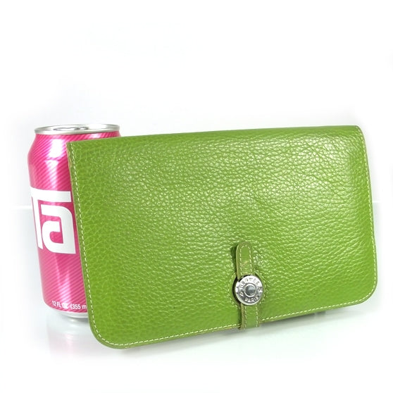 Hermes Togo Dogon Wallet Vert Anis 2 of 8