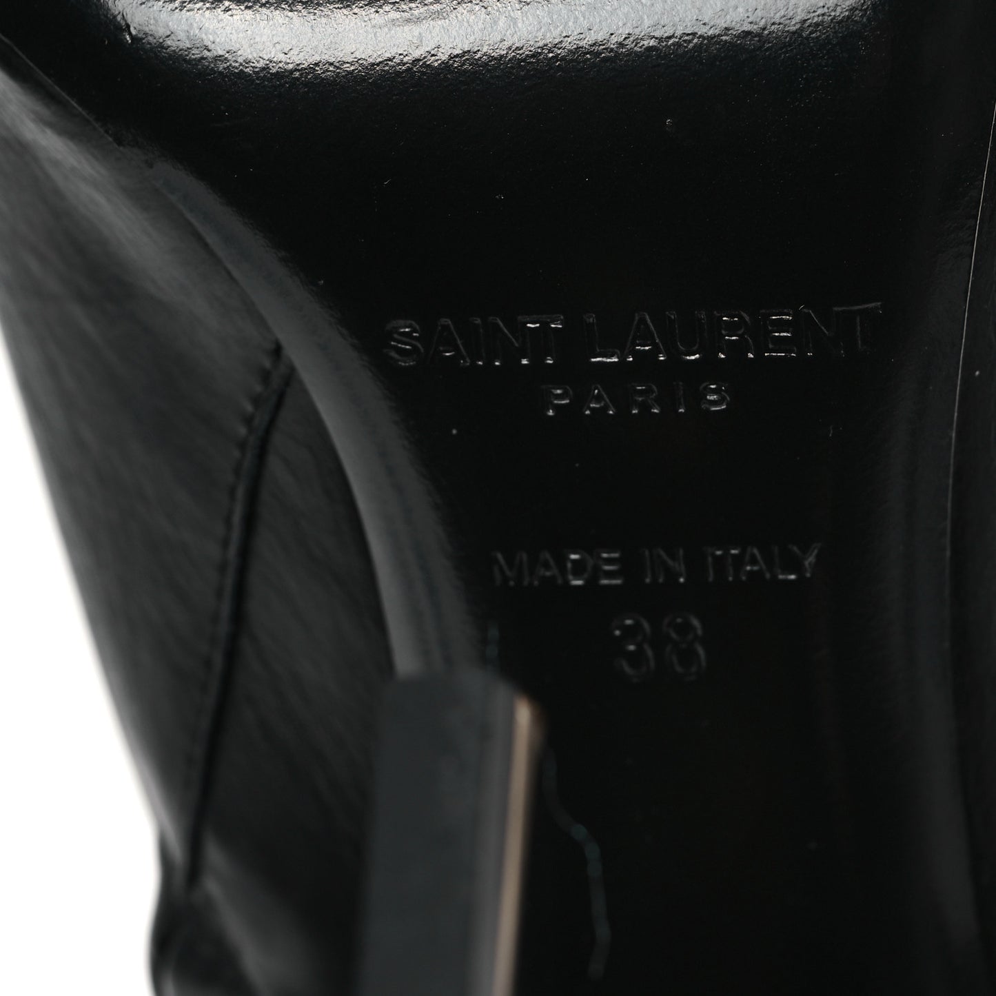 Calfskin Opyum Ankle Boot 38 Black