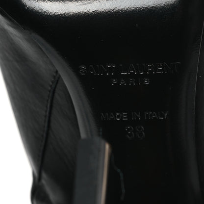 Saint Laurent Calfskin Opyum Ankle Boot 38 Black 6 of 10