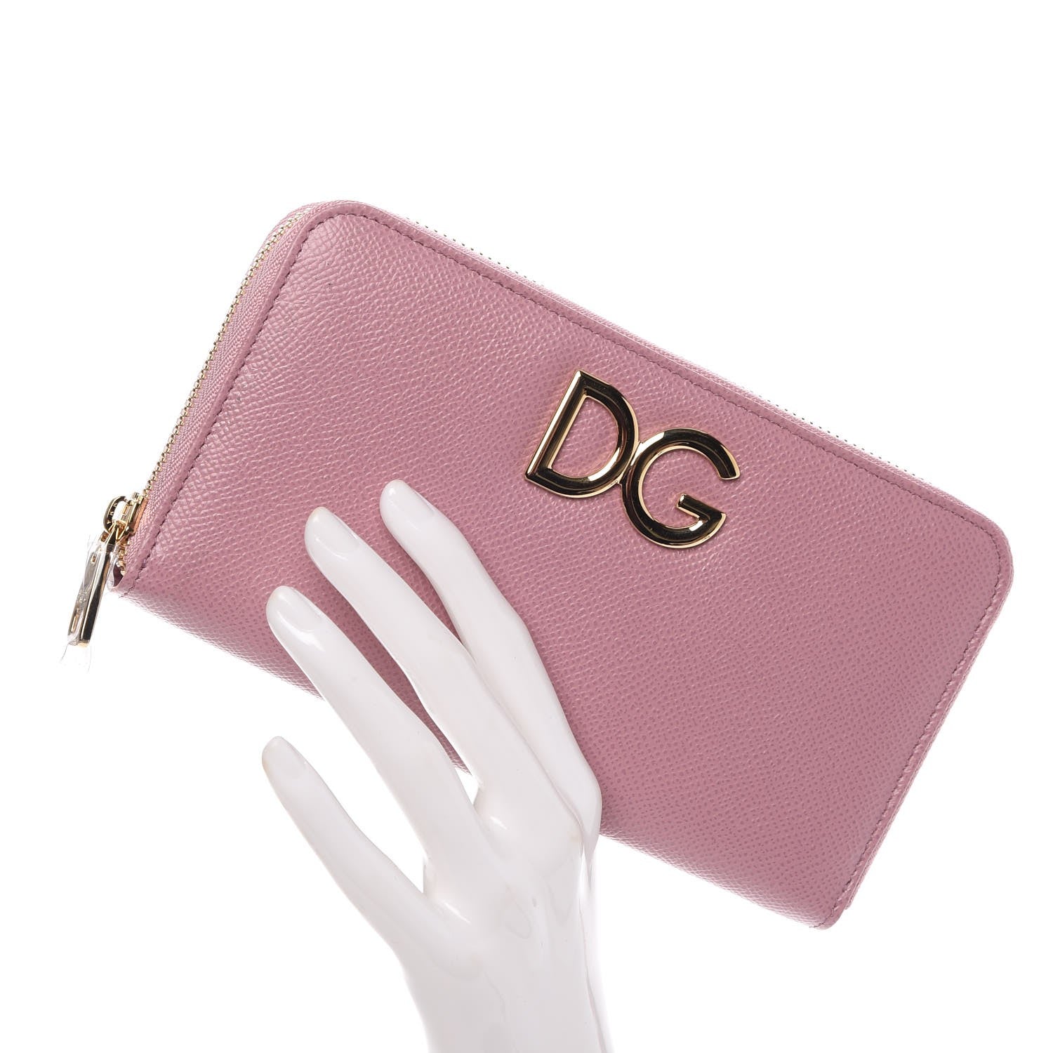 Dolce & Gabbana Dauphine Zip Around Wallet Pink 2 of 10