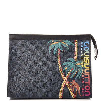 Louis Vuitton Damier Cobalt Jungle Pochette Voyage MM 1 of 10