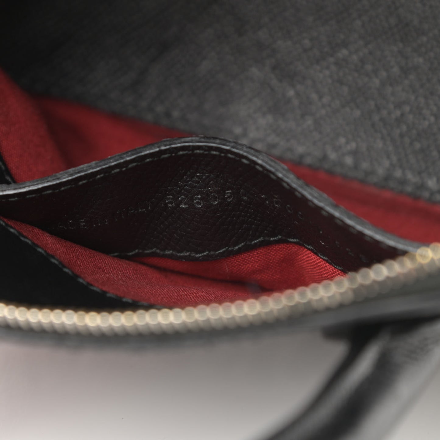 Signature Grained Calfskin XXS Ville Top Handle Bag Black White