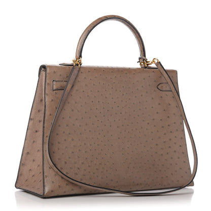 Hermes Ostrich Kelly Sellier 35 3 of 13