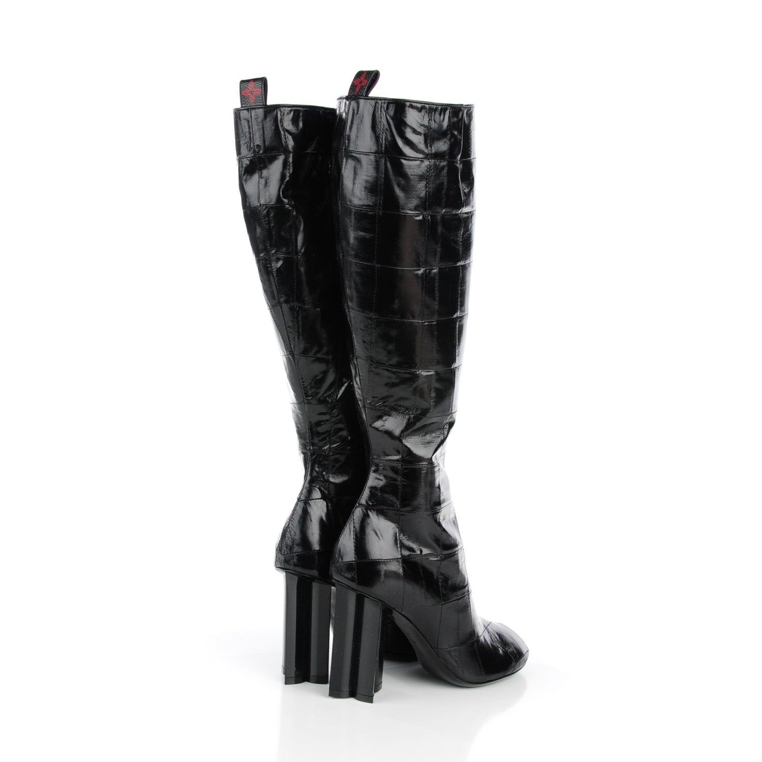 Louis Vuitton Eel Instinct High Boots 36 Black 4 of 7