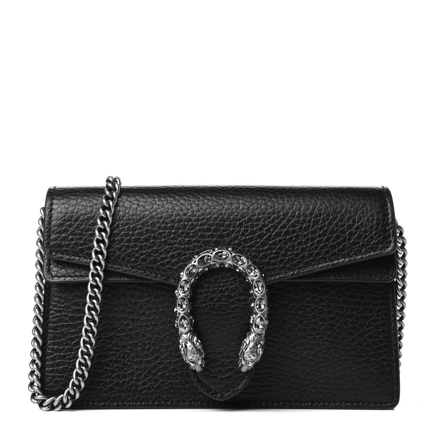 Calfskin Super Mini Dionysus Shoulder Bag Black