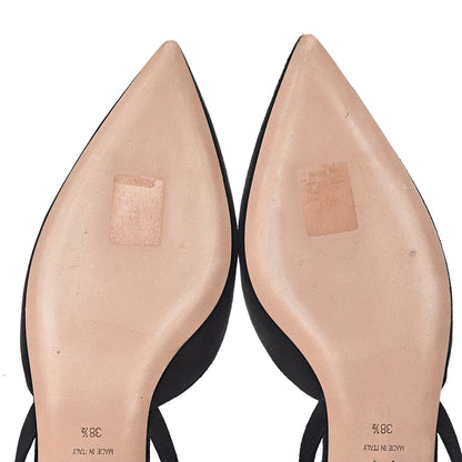 Christian Dior Suede Feather Dior Ethnie Flats 38.5 Black 8 of 11