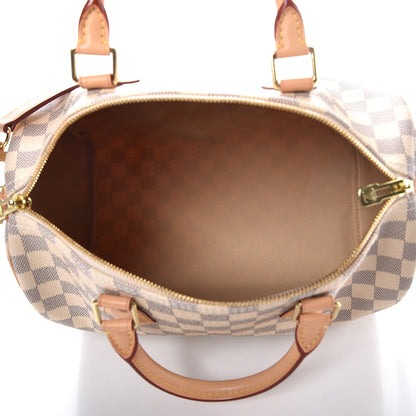 Louis Vuitton Damier Azur Speedy Bandouliere 30 6 of 10