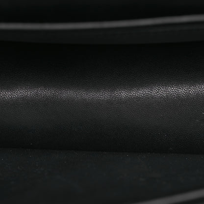 Salvatore Ferragamo Calfskin Quilted Medium New Gancini Shoulder Bag Black 5 of 13