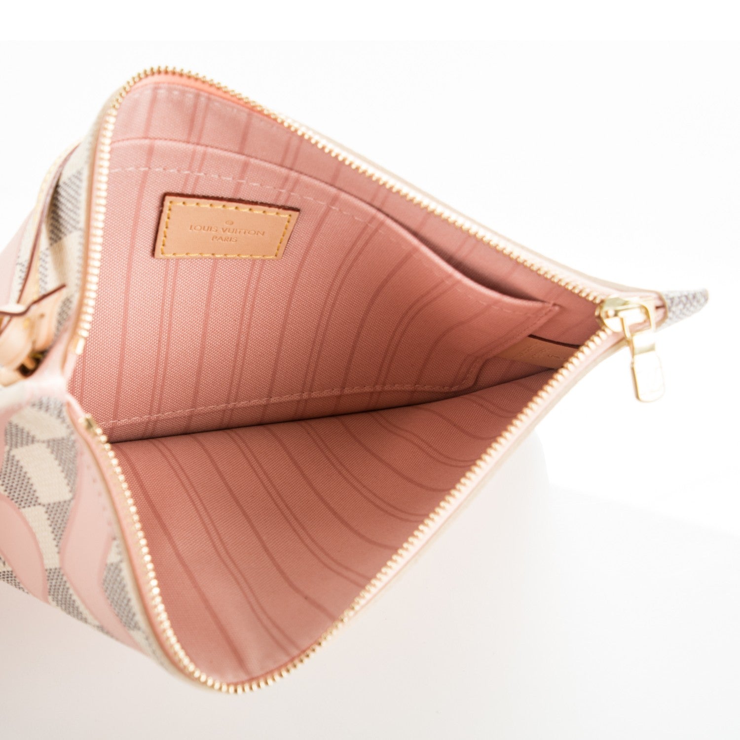 Louis Vuitton Damier Azur Tahitienne Neverfull MM 9 of 9