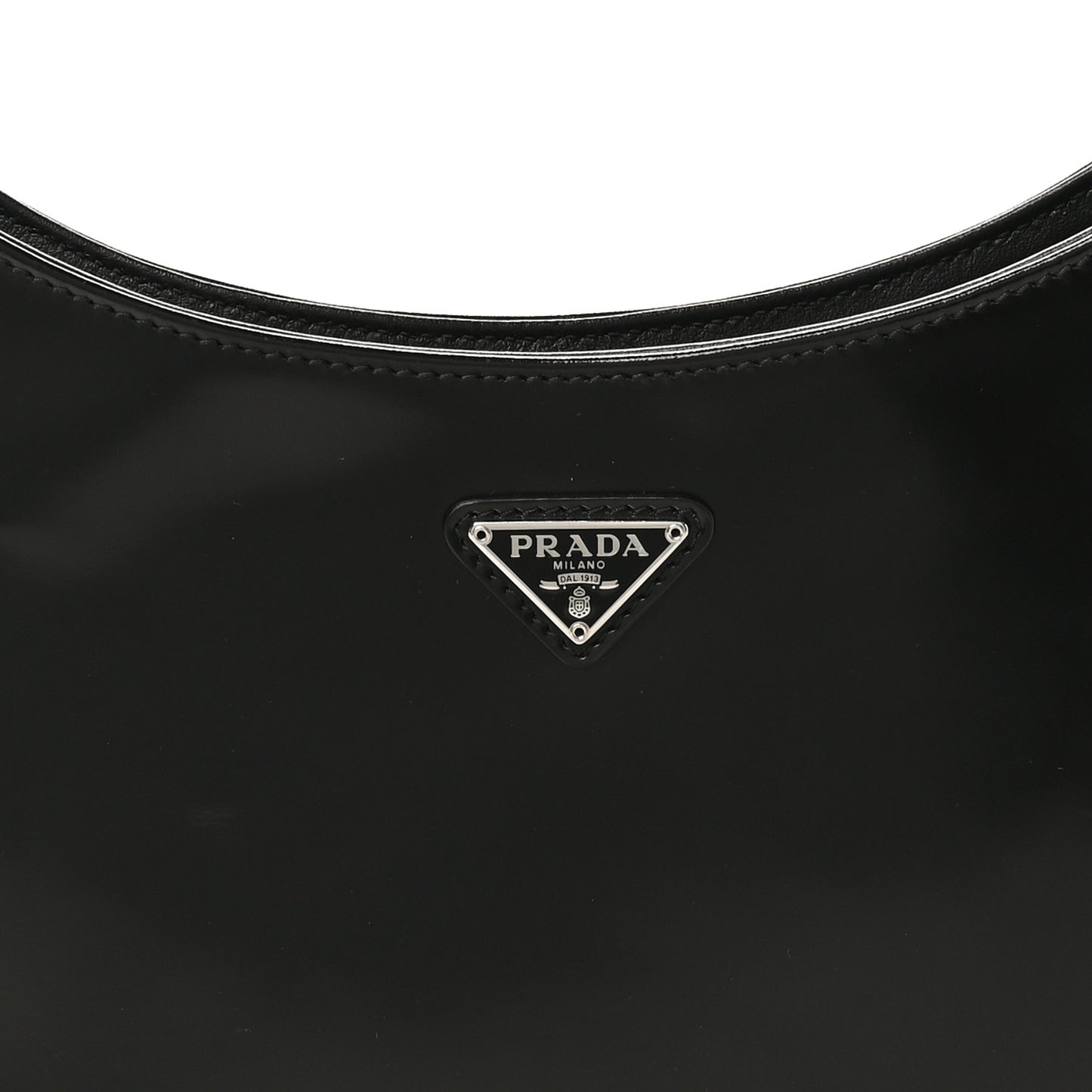 Spazzolato Cleo Shoulder Bag Black