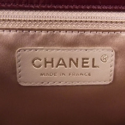 Chanel Vinyl Classic Flap Bag Bordeaux 8 of 11