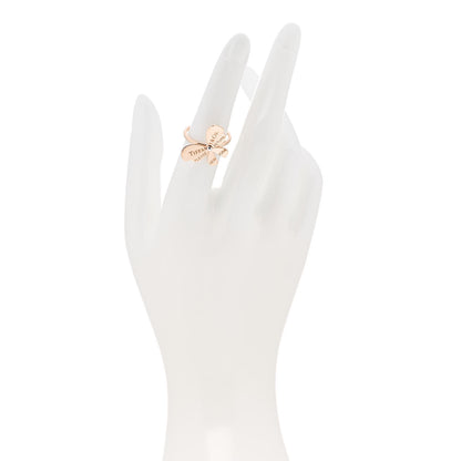 Tiffany 18K Rose Gold Sterling Silver Return to Tiffany Love Bugs Butterfly Ring 52 6 2 of 6