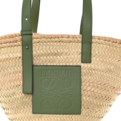 Loewe Raffia Basket Tote Bag Natural Rosemary 7 of 9