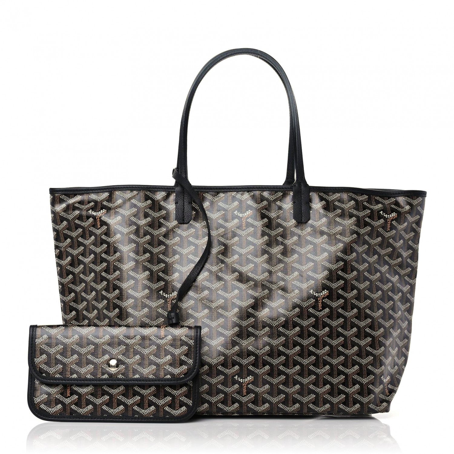 Goyard Goyardine Saint Louis PM Black 1 of 10