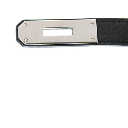 Hermes Taurillon Clemence Jypsiere 28 Black 6 of 10
