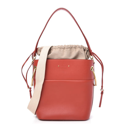 Chloe Smooth Calfskin Medium Roy Bucket Bag Earthy Red 1 of 12