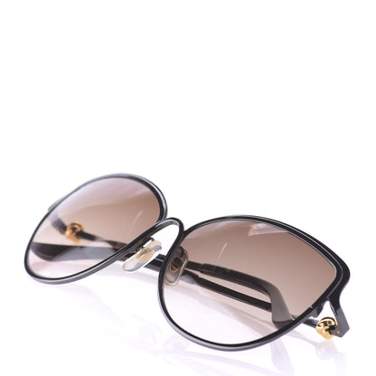 Cartier Metal Trinity Sunglasses CT0089S Black Brown 5 of 9