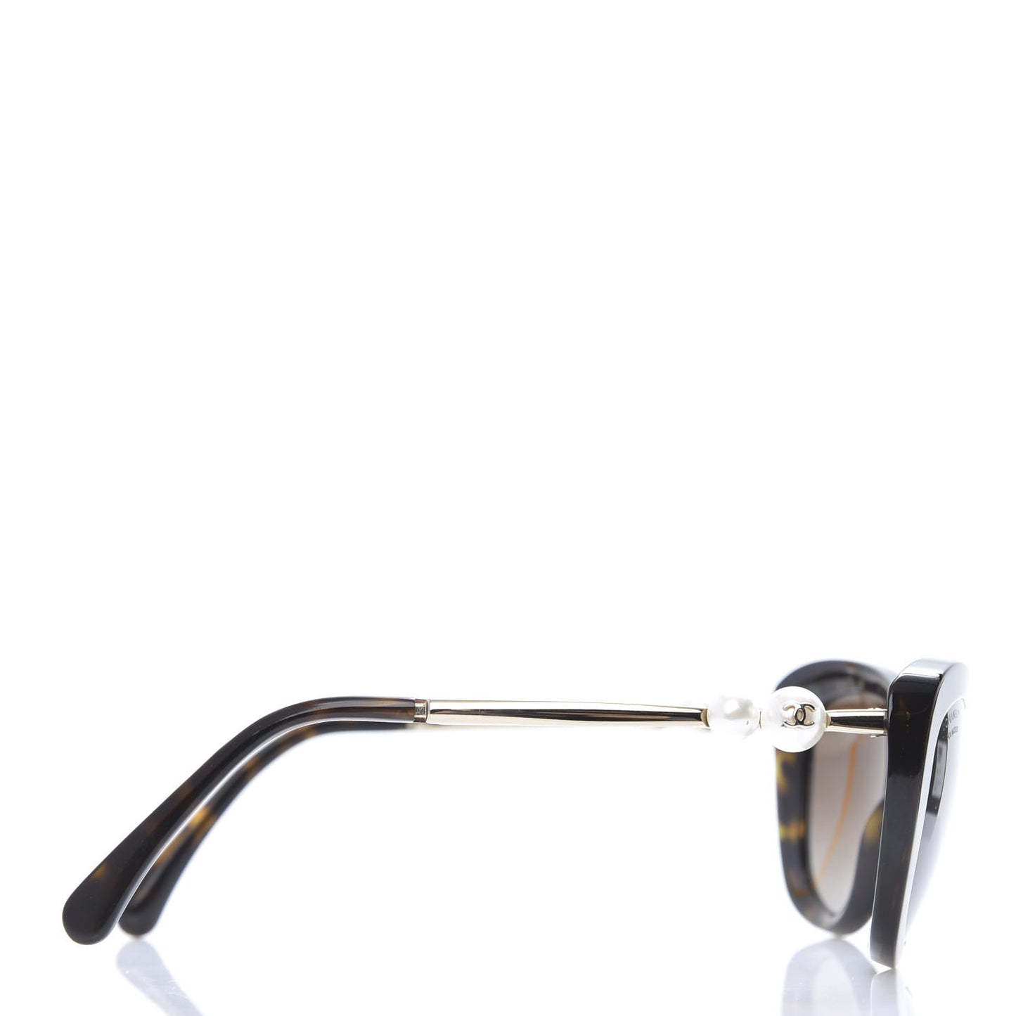 Acetate Pearl Polarized Cat Eye Sunglasses 5340-H Tortoise