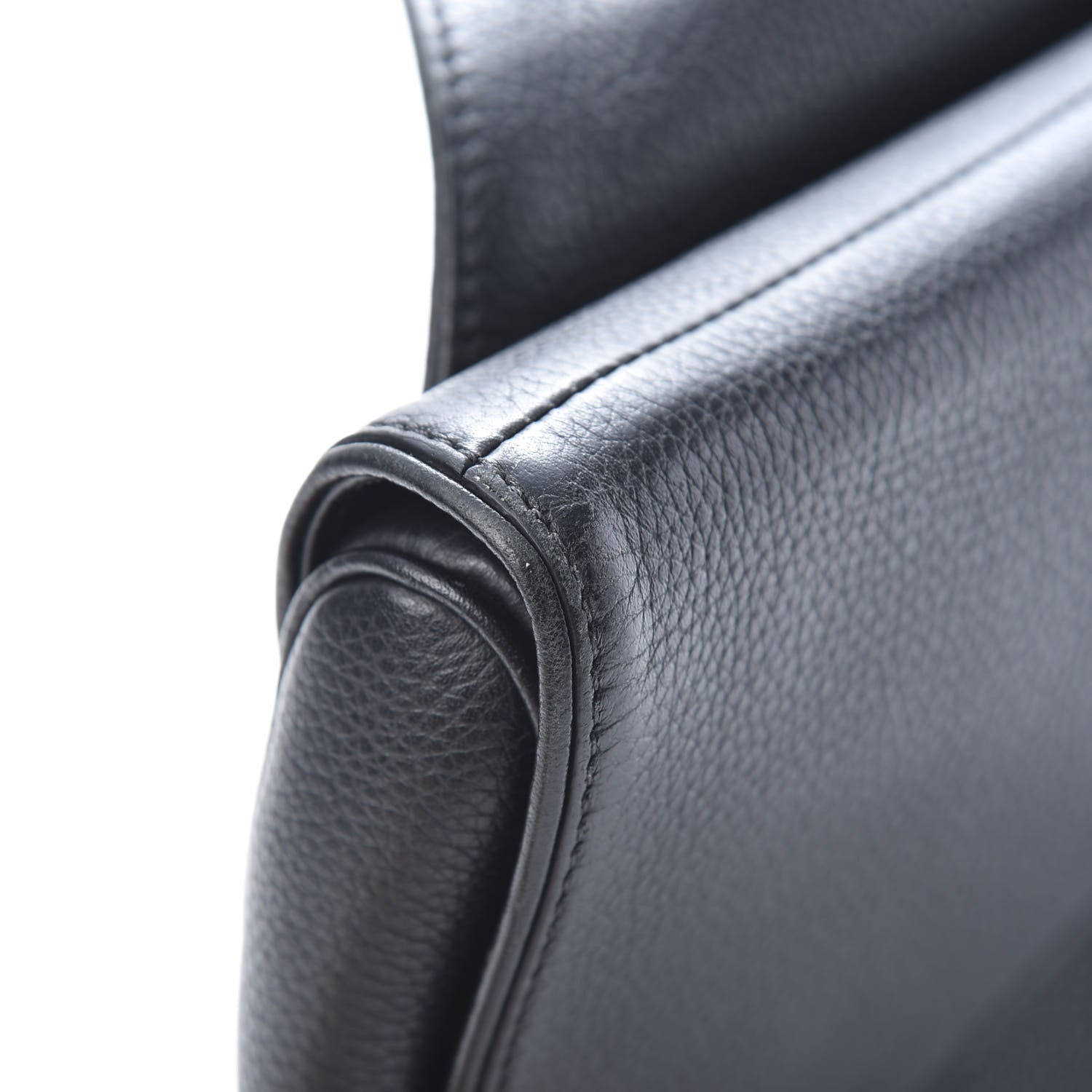 Christian Dior Grained Calfskin Kim Jones Saddle Bag Black 11 of 12
