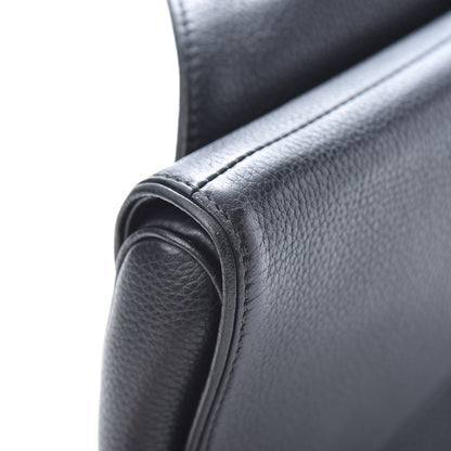Christian Dior Grained Calfskin Kim Jones Saddle Bag Black 11 of 12
