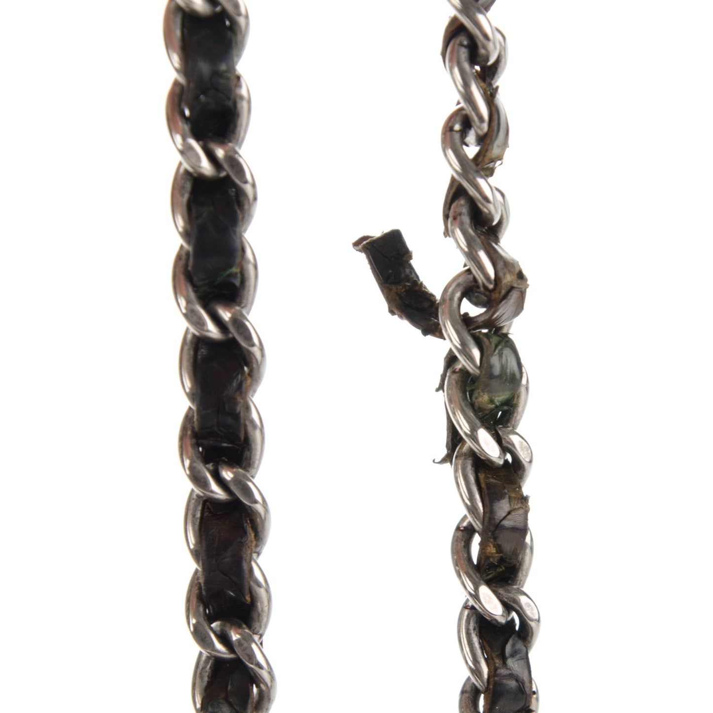 Python Tassel Drawstring Shoulder Bag Dark Blue Brown